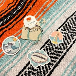 🌊🌺 Pura Vida Bracelet with Stickers & Bag NWT 🌺🌊